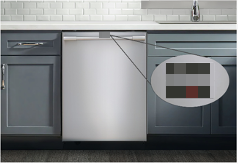 Electrolux design concept for new dishwasher (details blurred due to confidentiality).